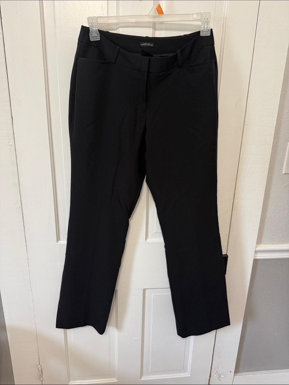 Worthington Black Straight-Leg Work Trousers